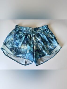lululemon athletica Teal Multi-Geo Running Shorts